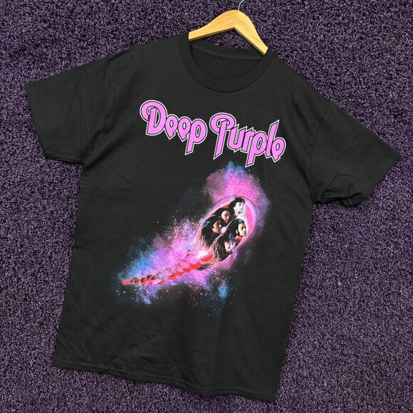 Deep Purple Fireball Album Cover Heavy Metal Band T-Shirt L - Picture 3 of 4